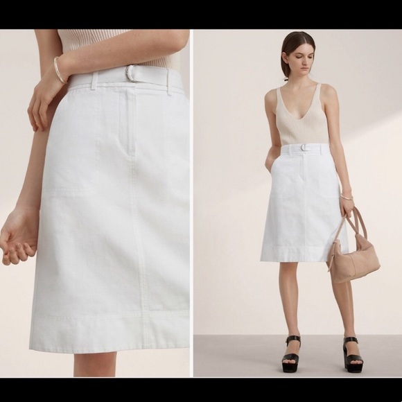 Babaton Dresses & Skirts - Aritzia Babaton Cliff Jean Skirt -6